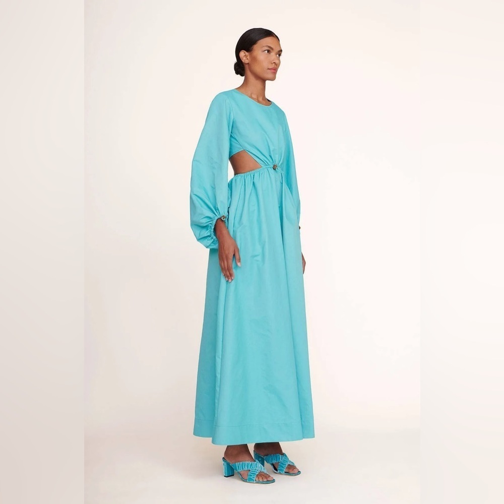Staud Ivy Cut-Out Maxi Dress 👗 in Crystal Waters​​​ - Picture 6 of 13
